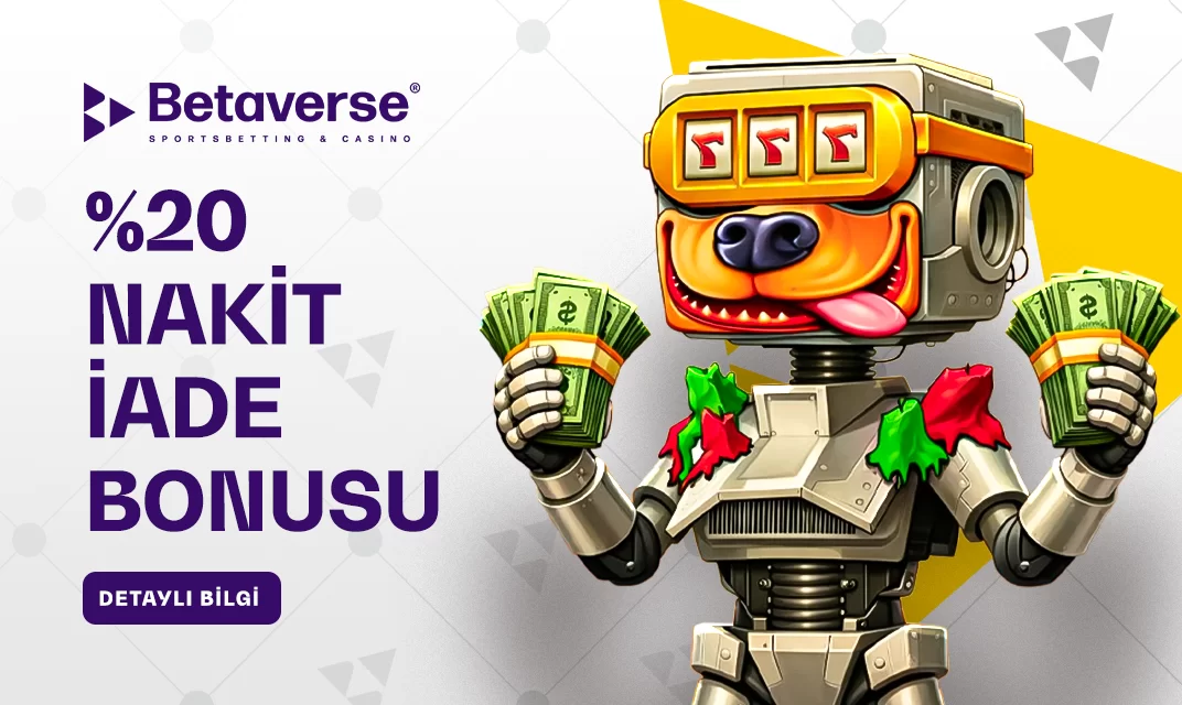 Betaverse — nakit-iade-bonusu kampanya görseli