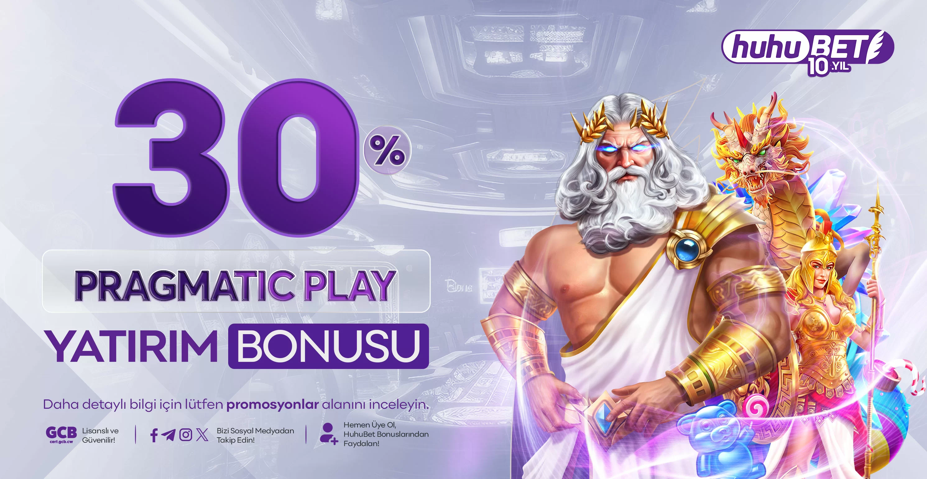HuhuBet — pragmatic-play-yairim-bonusu kampanya görseli