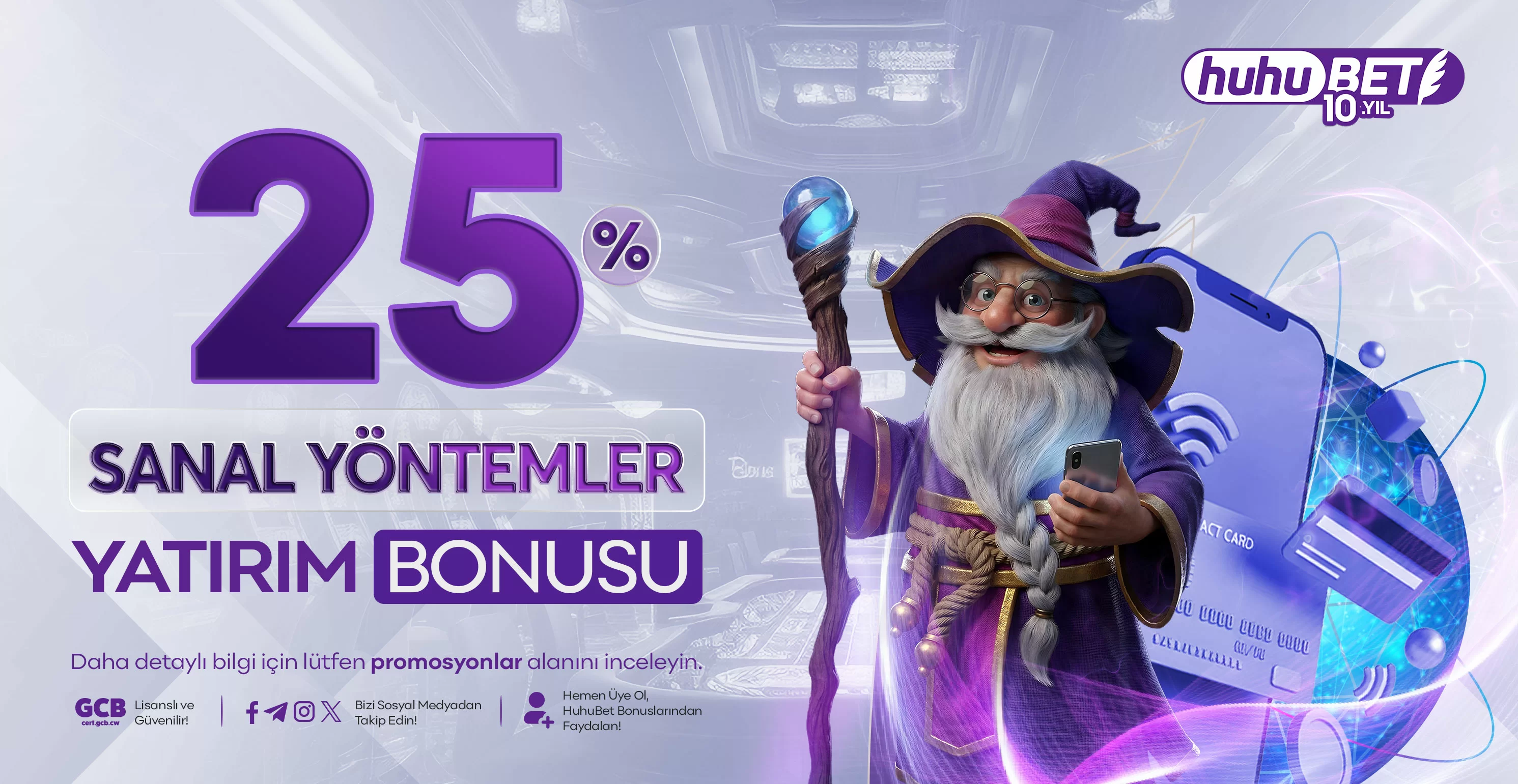 HuhuBet — sanal-yontemler-yatirim-bonusu kampanya görseli